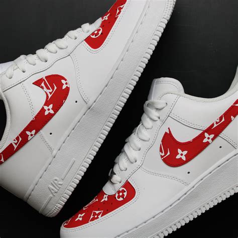 red lv nike air force 1|air force 1 price.